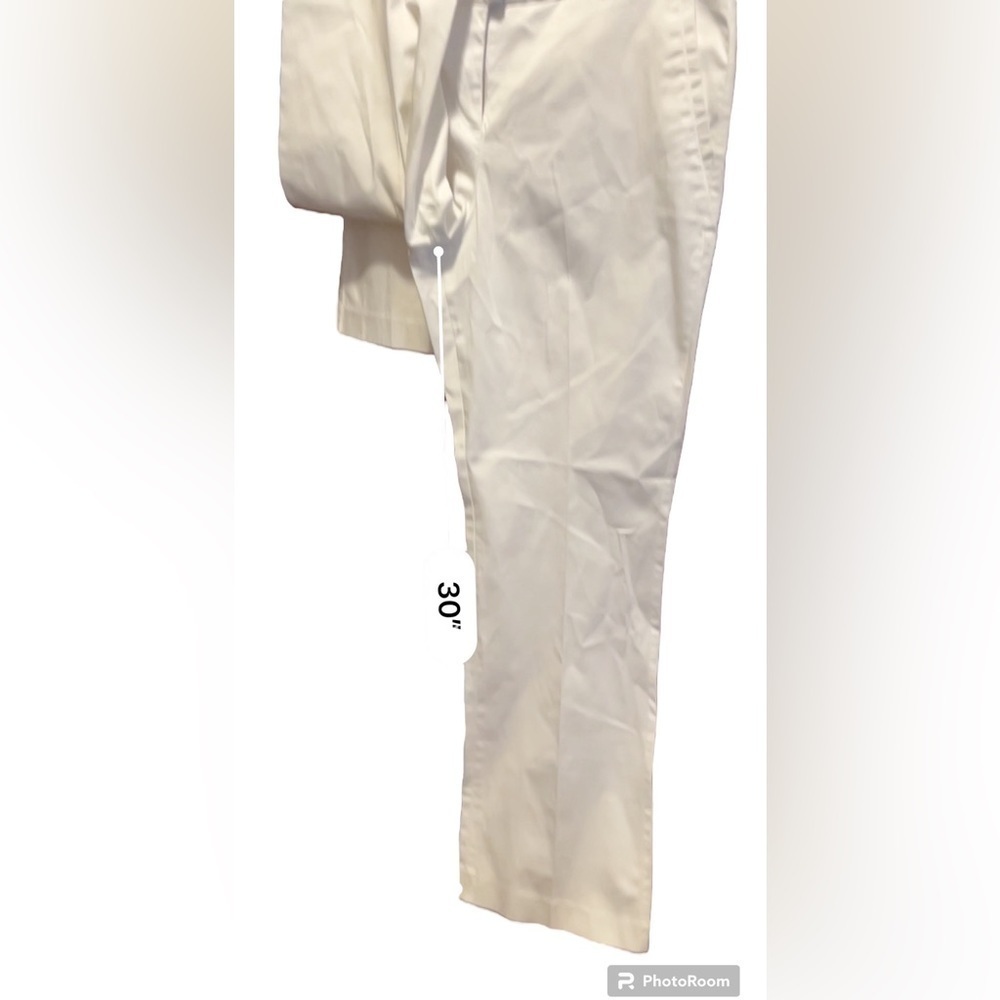 Isaac Mizrahi crisp white pants - Picture 4 of 5